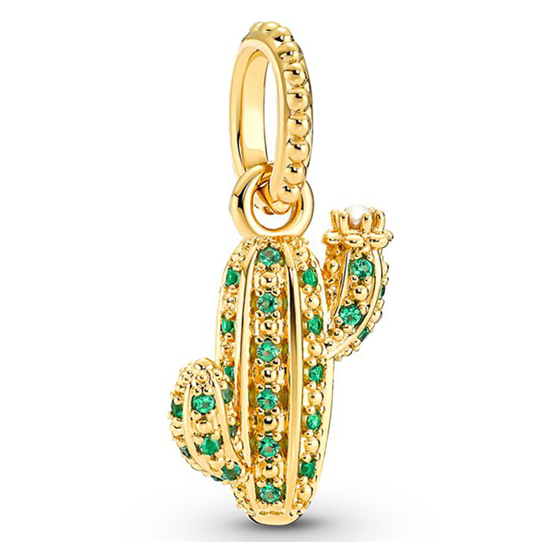 Gorgeous Heart Charm With Golden Body And Inlaid Pink Gem Surrounded By Golden Beads Delicate Design Diy Jewelry High Grade Accessories Wholesale