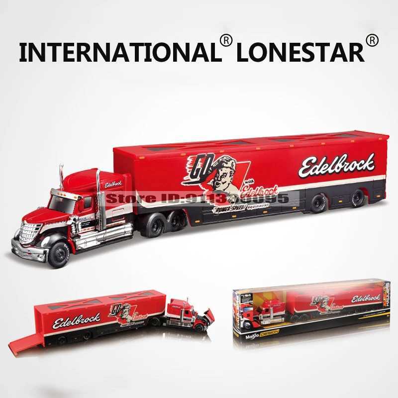 Maisto 1 64 MACK Anthem LoneStar UP Transport Casting Manufacturing Trailer Model Simulation Alloy Car Series X241209