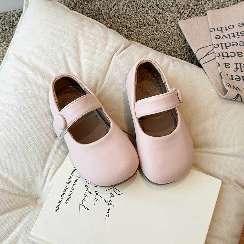Baby Girls Mary Jane Shoes Princess Soft PU Leather Ballet Flats Child Fashion Round Toe Casual Toddler Shoes Gold Silver PinkXJ241209