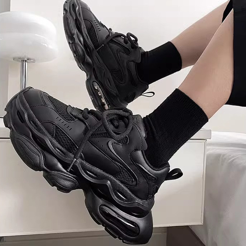 2024 new Dad shoes sports shoes with leisure autumn and winter breathable thin men's shoes to raise shoes