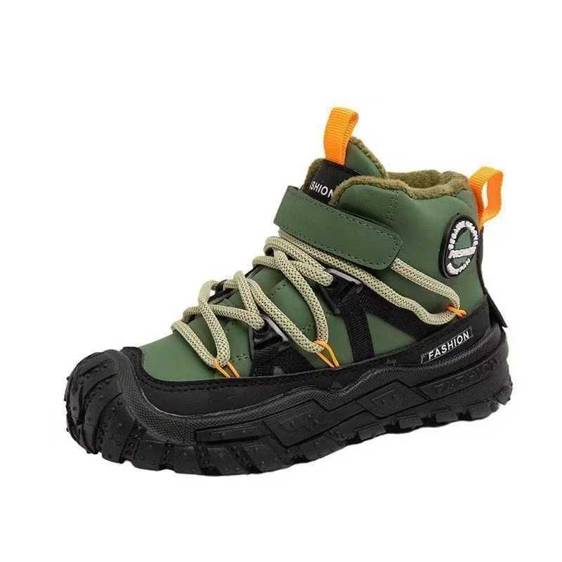 Children Keep Warm Sneakers for Girls Boys 2024 Winter New Fashion Korean Sle Soft Anti-slippery Versatile Casual Sports ShoesXJ241209