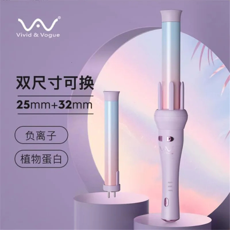 Original Vivid Vogue 4Gen Automatic Hair Curler 3in1 Ceramic Professional Iron Curling Iron Hair Styling Fully Automatic 241209