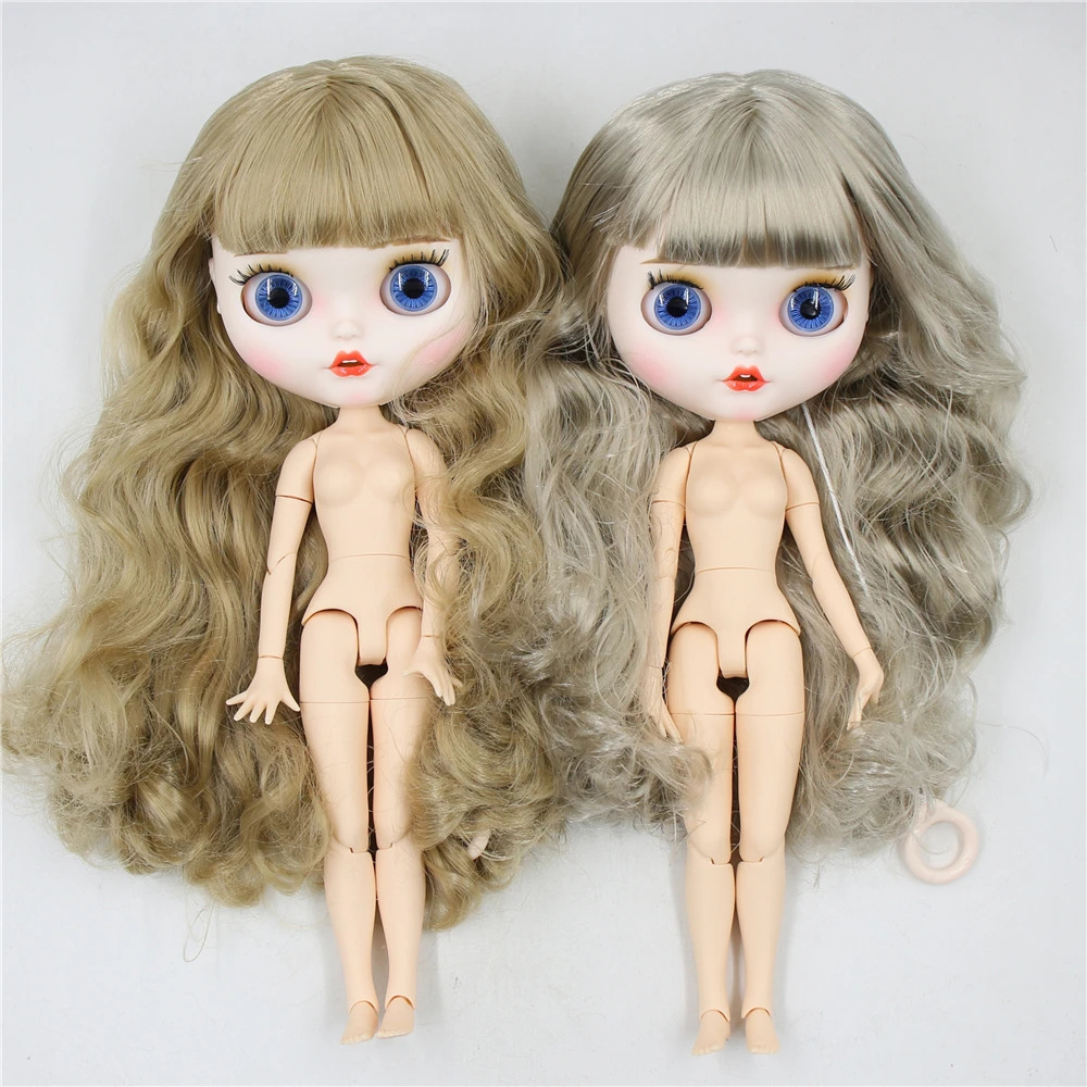 ICY DBS Blyth doll 16 bjd joint body white skin matte face nude anime toy smiling girls gift 241209