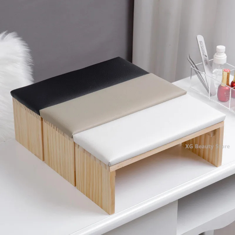 1PC White PU Leather Nail Cushion Pillow Nail Hand Pillow Manicure Stand Arm Rest For Nails Nail Table Manicure Table Nail Mat 241209