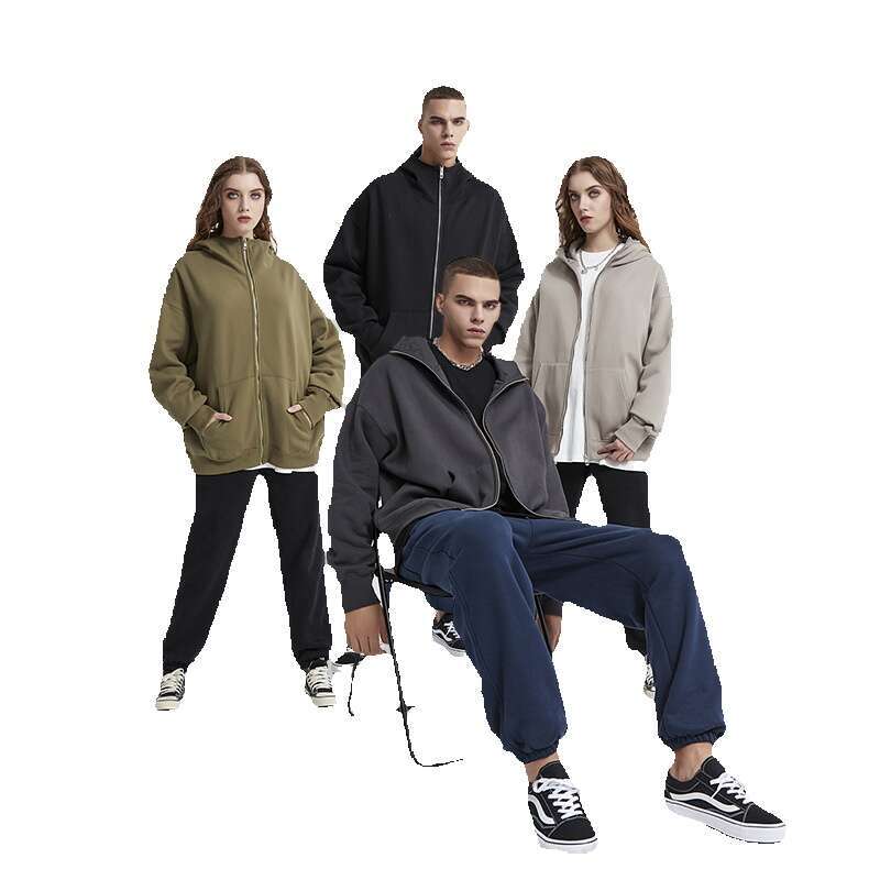 Ninja Mask Metal Zipper 350G Veet Ribbed Gloves Cuff Hoodie