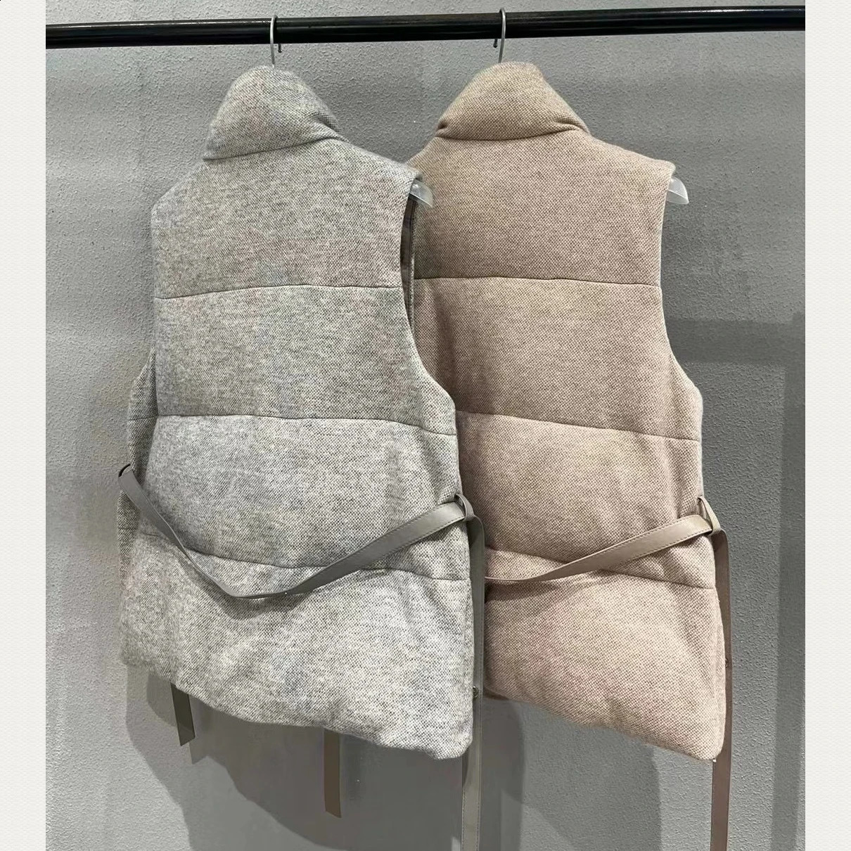 Womens cashmere jacket Down Vest 241210