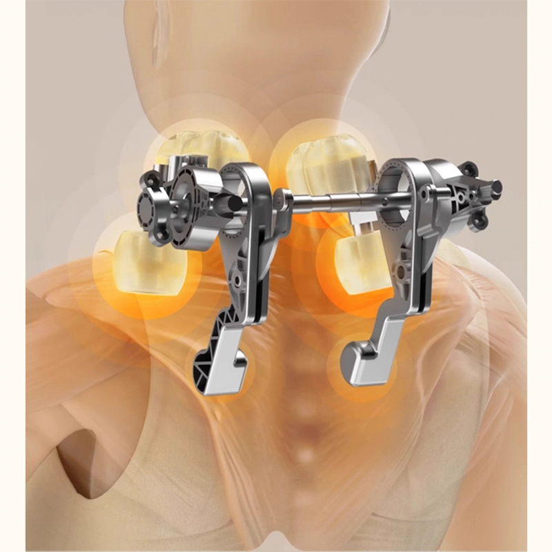 Shoulder And Neck Wireless Electric Air Compress Kneading Multifunctional Back Massager Shawl Massaging Muscle Rela