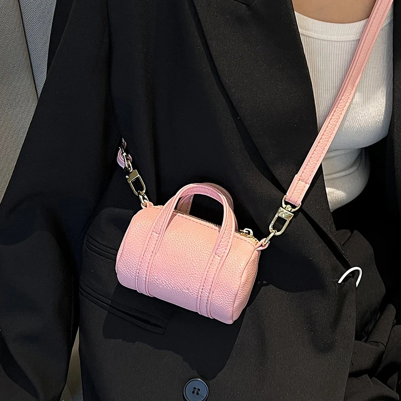 New Fashionable Mini Women s Pillow Bag with Advanced Feeling Soft Leather Lipstick Handbag Summer Candy Color Cute Designer Crossbody Bag bag