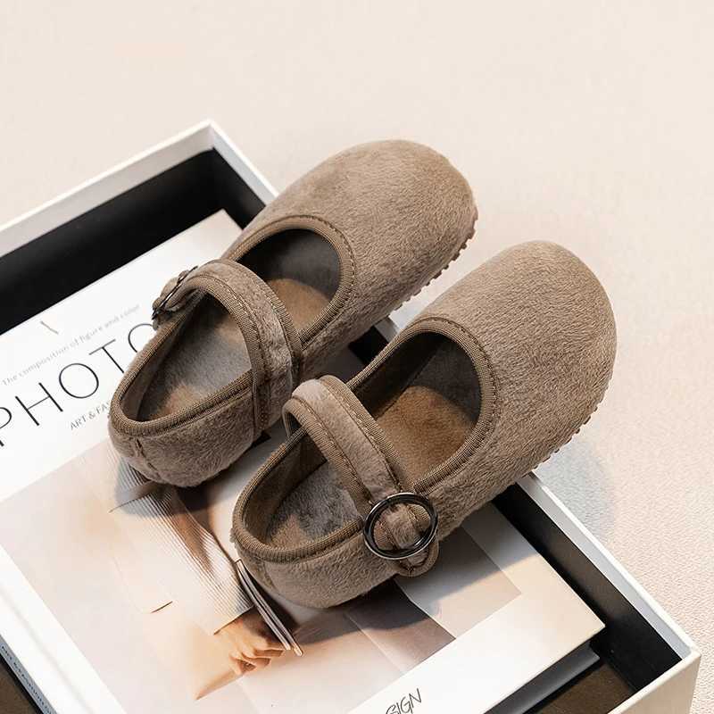 Baby Girls Spring/Autumn Fashion Popular New Kids Solid Color Flat Casual Comfortable Student Childrens Walking Shoes Size21-30XJ241209