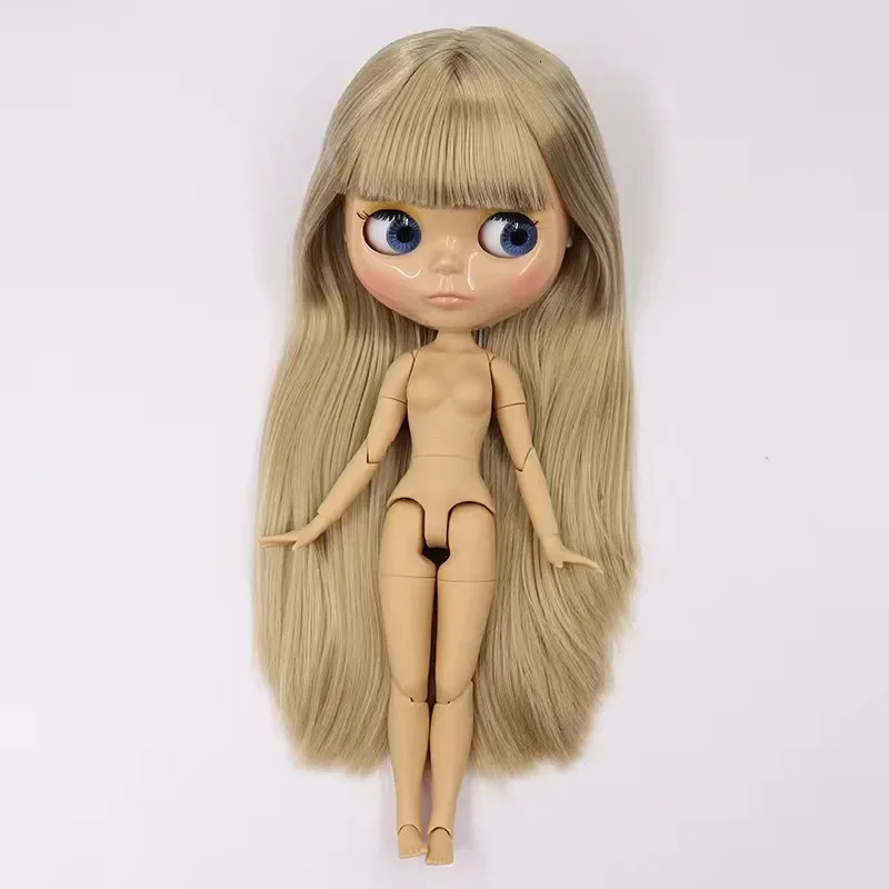 ICY DBS Blyth Doll 19 Joints Body 30CM 16 Ozone Glossy Face Tan Skin Dark DIY Make Up Costume Gifts For Girls 241209
