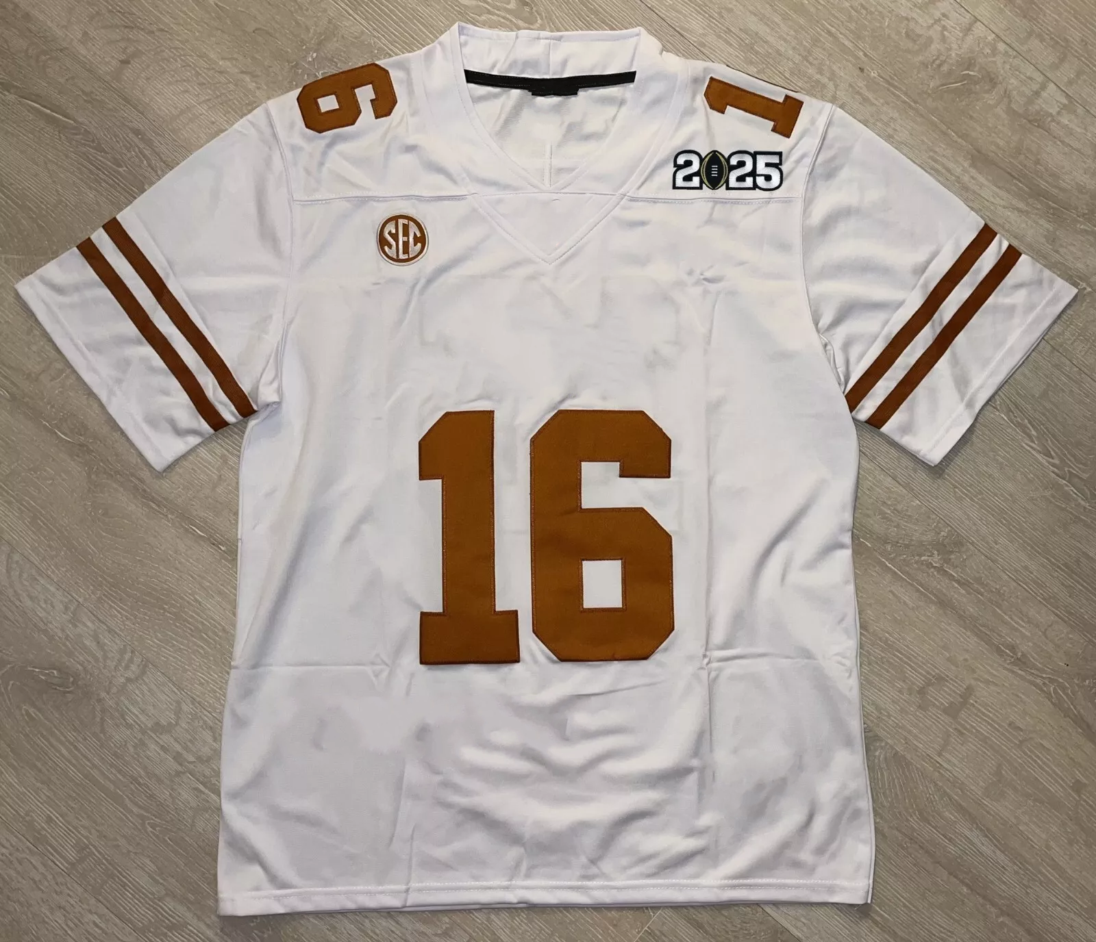 2025 New College Isaiah Bond Peyton Manning Quinn Ewers White Football Jersey Black White Brown Stitched Jerseys
