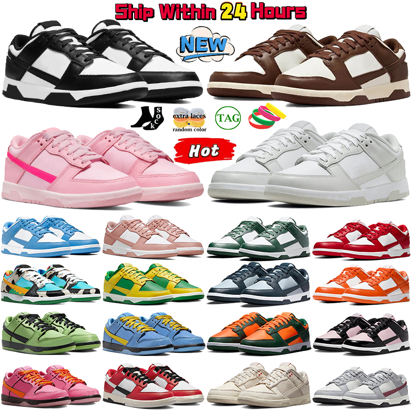 Designer Shoes Low Men Women Sneakers White Black Panda Photon Dust Triple Pink UNC Grey Fog Rose Whisper Shadow Casual Shoe Outdoor Mens trainers EUR 36-46