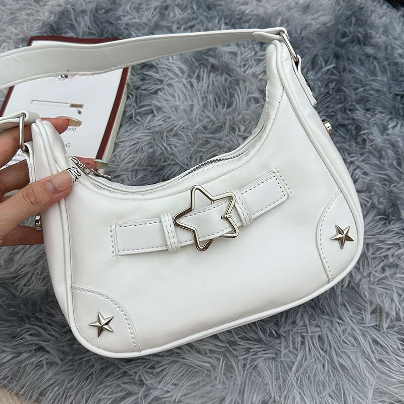 Leisure Wind Moon Tooth New Versatile Casual Shoulder Star Spicy Girl Underarm Bag Female Fashion Quality Classic B3