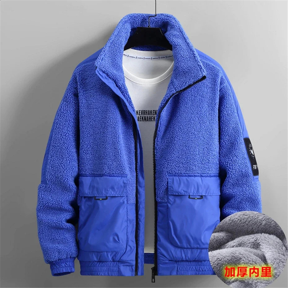 Polar Fleece Jacket Men Winter Thcik Warm Coat Plus Size 12XL Fashion Casual Male 241210