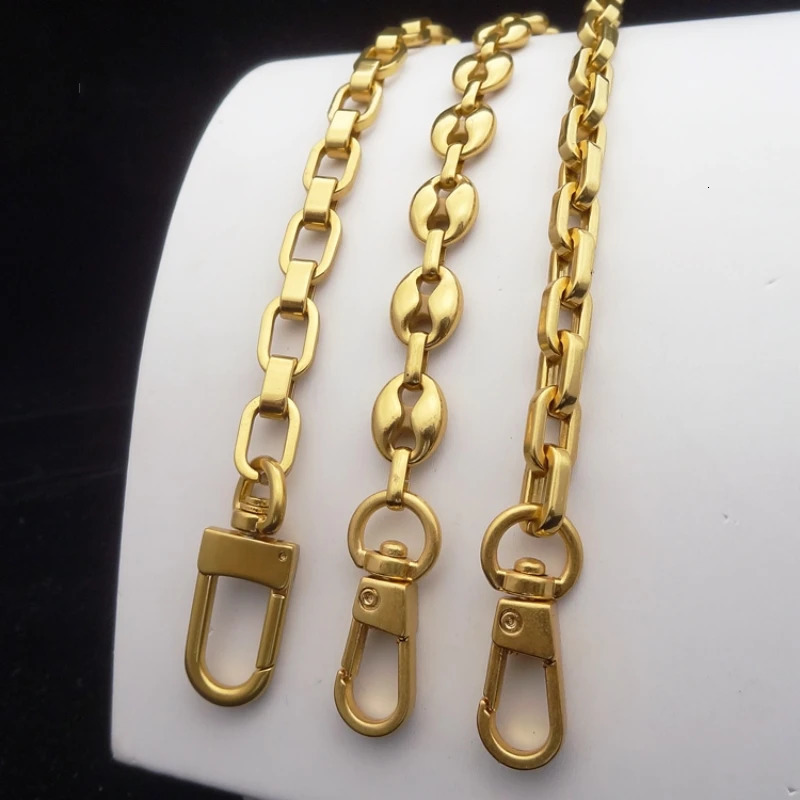 Gold interchangeable bag chain shoulder strap wallet chain accessories wallet shoulder strap cross body replacement withholding 241205