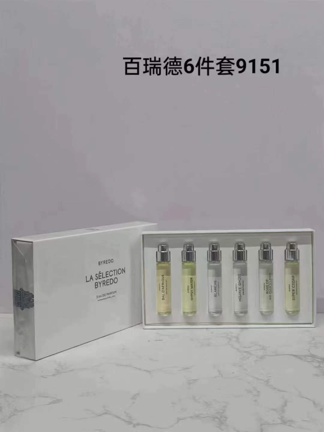 LA SELECTION 12ml*6pcs Perfume Set Super Cedar Blanche Mojave Ghost Bal Dafrique Rose of no man's land Gypsy Water Fragrance EDP Travel Cologne S