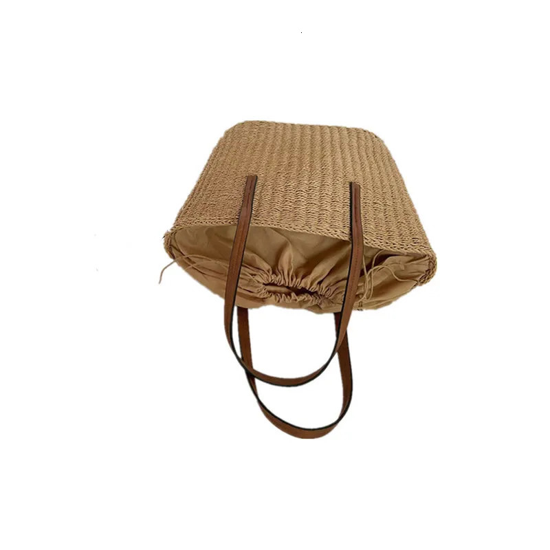 Fashion version turf womens handbag womens high-capacity handbag summer vacation beach shoulder bag 241205