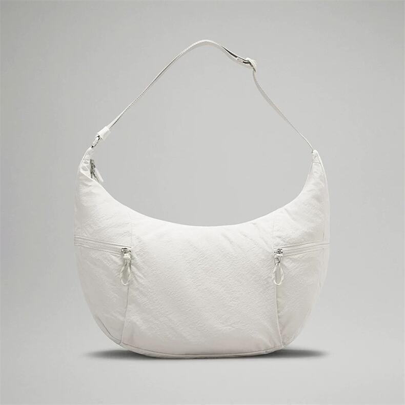 2025--Men and Women Cow Horn Design Dumpling Wrap Crossbody Handbag - Water-Resistant Yoga Bag