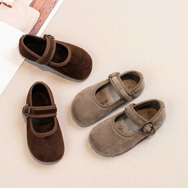 Baby Girls Spring/Autumn Fashion Popular New Kids Solid Color Flat Casual Comfortable Student Childrens Walking Shoes Size21-30XJ241209