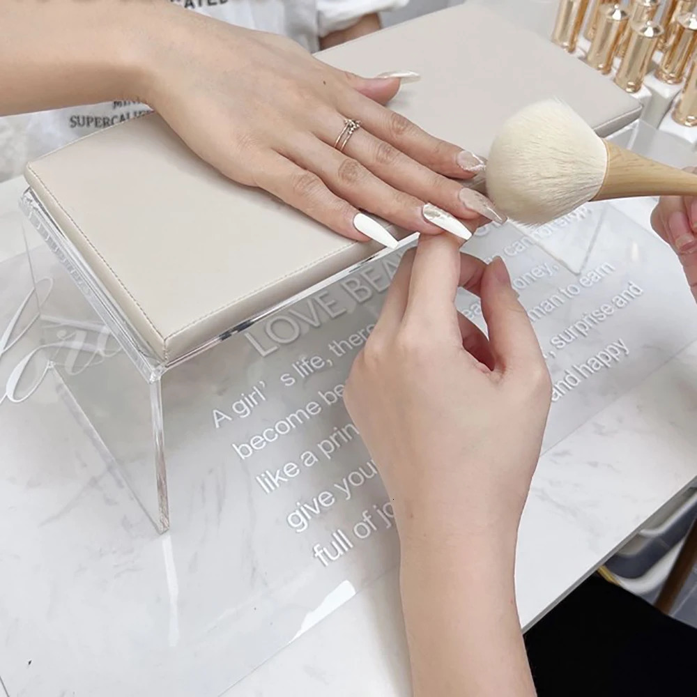Acrylic Nail Hand Rest PU Leather Nail Manicure Table Hand Rest for Nails Stand for Manicure Repose Main Pour Onglerie 241209
