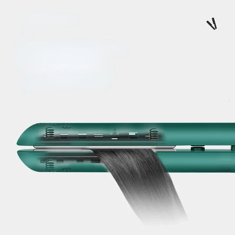 Mini USB Portable Cordless Hair Straightener Curler Rechargeable Curling Straightening Flat Iron Professional Split Styling Tool 241209