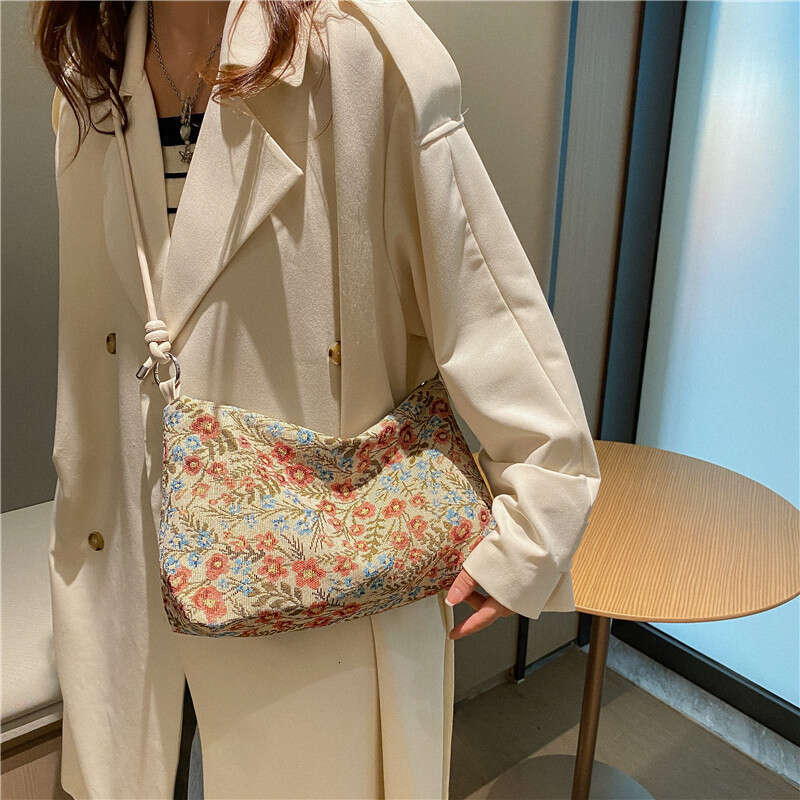 New Women's With Large Capacity And Western Style Autumn Single Shoulder Underarm Simple Leisure Tote Bag Fashion Quality Classic B4