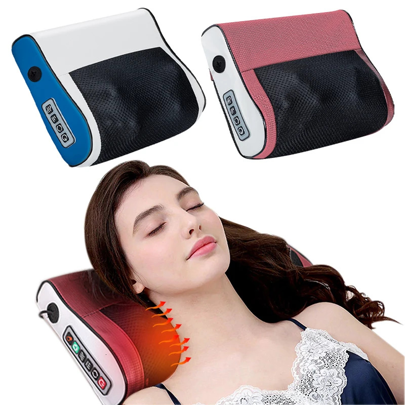 Multi Functional Shoulder Massager Household Neck And Back Kneading Tool With Multiple Adjustable Hot Compress Massage