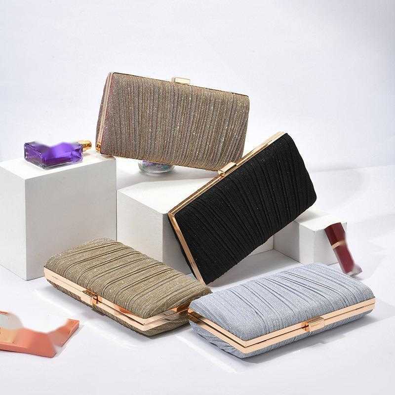 European Style Solid Color Dinner Bag Banquet Bag New Clutch Bag Fashion Simple Bag Celebrity Handbag 240920