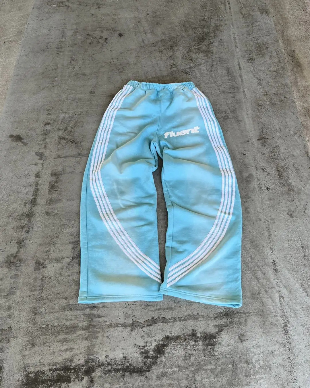 Hip Hop Retro Street Casual Pants Striped Letter Tie Dye Mens Wide Leg Pants Mens and Womens Cargo Pants 241209