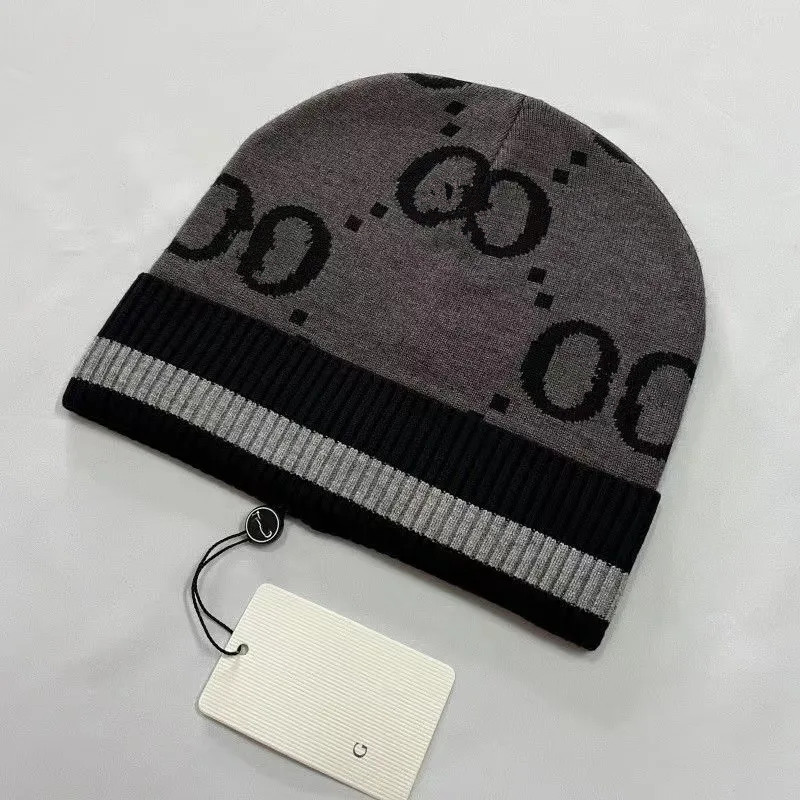 Mens beanie designer hat new Winter hat luxury designer beanie men knitted cap classic letter solid color wool bonnet for womens mens beanies simple