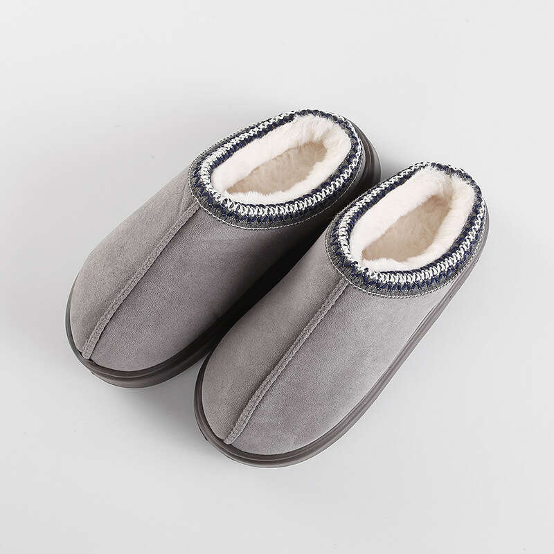 Platform Fluffy Slippers WomenHouse Fashion Plush Winter Shoes Ladies Home Elegant Casual Footwear Large Size slipper