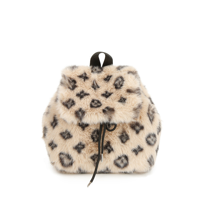 Autumn and winter fur bag new casual small women's versatile Korean version high-end fashion backpack