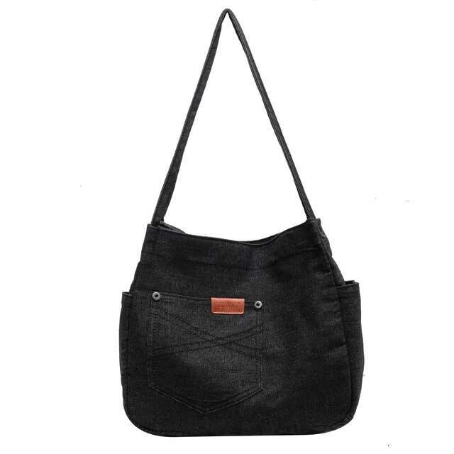 Designer's bag Denim Leisure Time High-capacity Women's Bags Autumn New Retro Style The Single Shoulder Simplicity Versatile Tote Bag