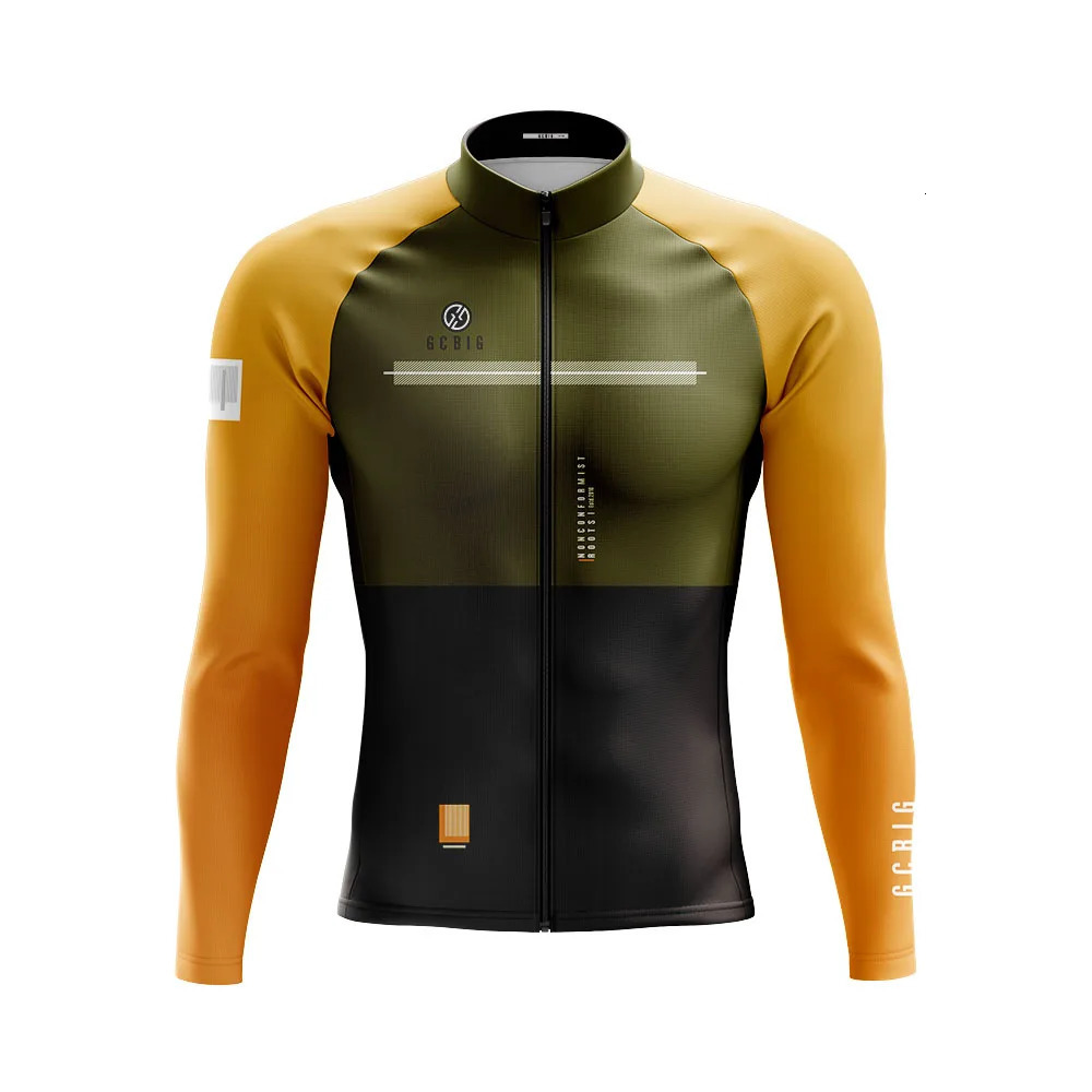 GCBIG mens cycling jersey winter long sleeved bib pants wool warm suit Mtb cycling road cycling clothing Ropa Ciclisimo 241209