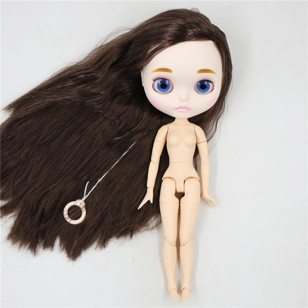 ICY DBS Blyth doll 16 bjd joint body white skin matte face nude anime toy smiling girls gift 241209