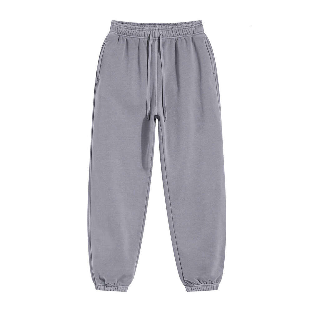 2024 New Trendy Brand Heavy Weight 400g Light Stir fried Snowflake Wash Water Used with Veet Legged Pants