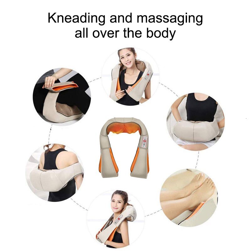 Vehicle Massager Neck Shoulder Waist Whole Body And Kneading Shawl Massage Chair Home