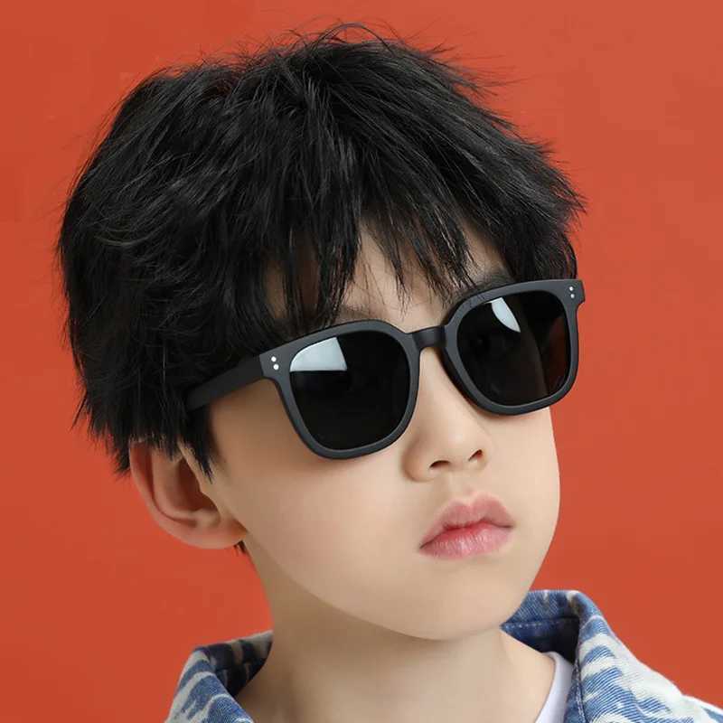 Childrens small frame square sunglasses designer fashion sunglasses for girls boys outdoor blackout glasses UV400 Gafas De Sol W241210