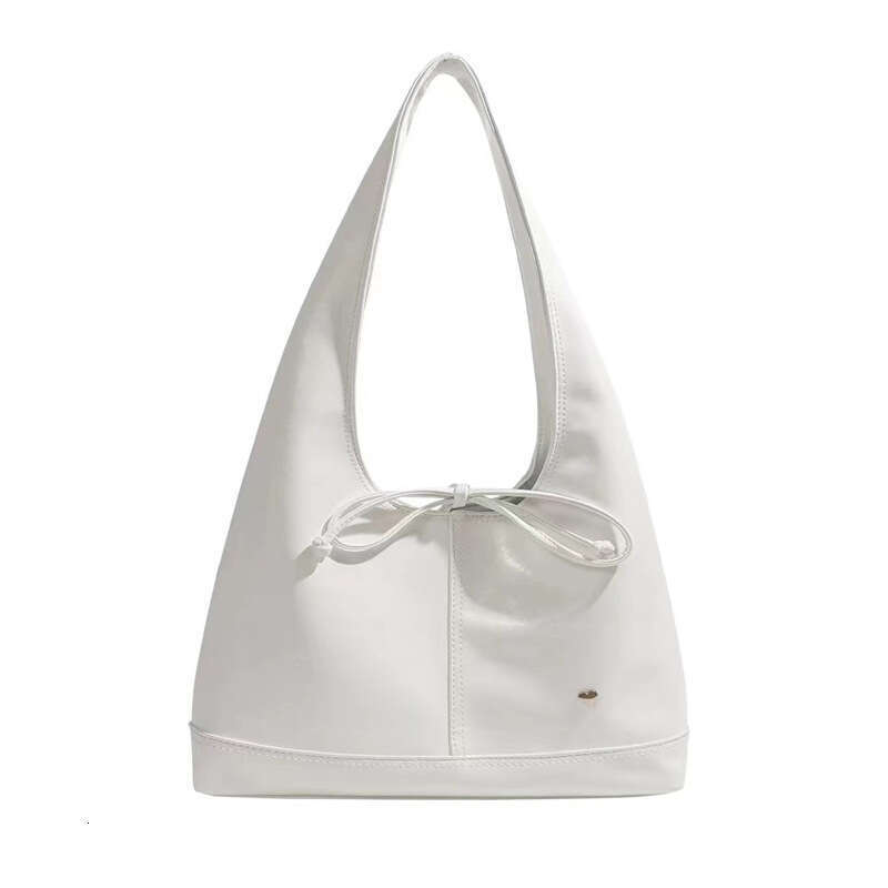 Korean New Shoulder Bow Large Capacity Tote Fashionable And Versatile Underarm Bag For Women B4