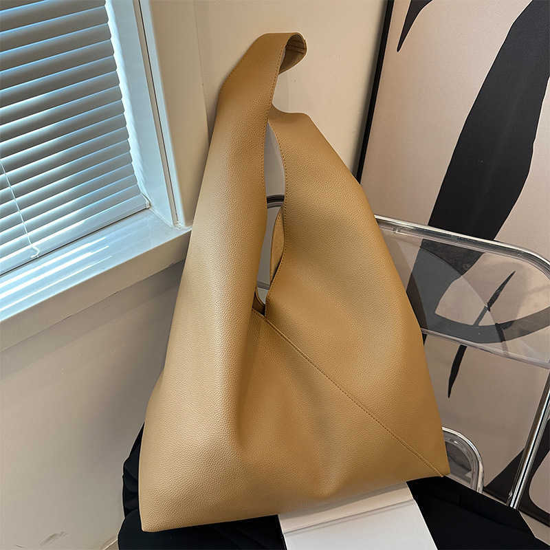 Soft leather texture tote bag trendy simple shoulder bag women's fashion crossbody bag large capacity mother child bag, women's bag 241215