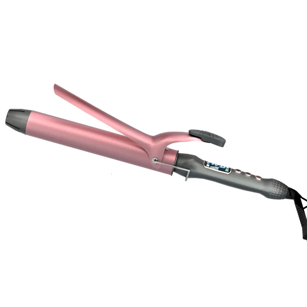 1pcs 19/25/32/38 MM Professional Hair Curler Wave Ceramic Coated Plate PTC Heater LCD Display Curling iron 241209