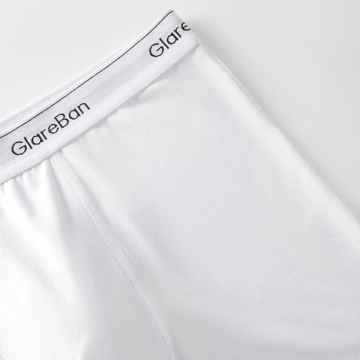 5pcs Pack MidLong White Boxer Shorts Men Underwear Male Underpants for Sexy Homme Boxershorts Box Panties Slips Set Lot 241209