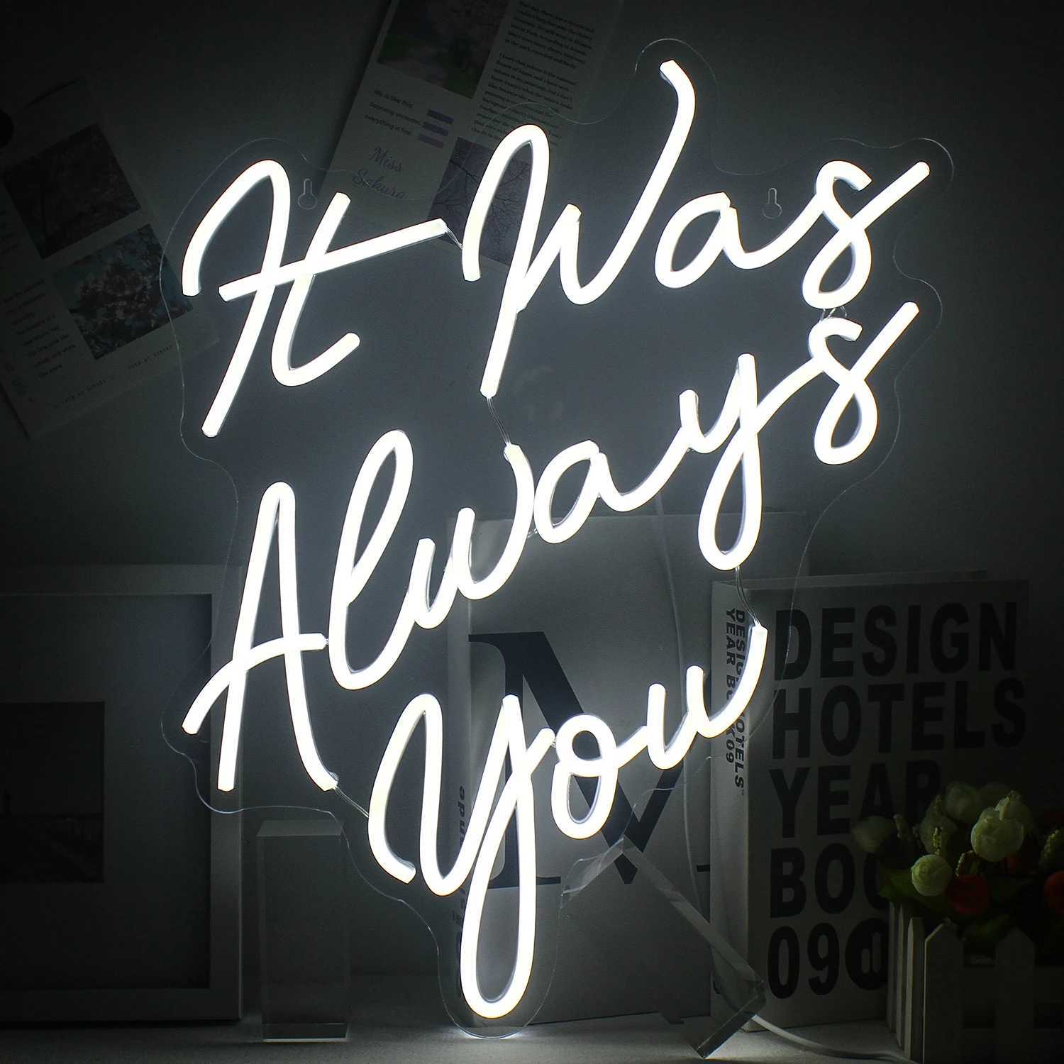 It has always been your LED neon lights wedding neon lights USB power supply for walls birthdays parties aesthetics room decoration LED neon lights X2