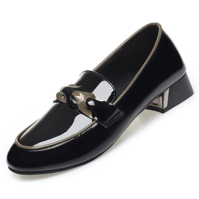AIYUQI Loafers Women Autumn Genuine Leather Women's Shoes Slip-on Pedals British Style Fashion Shoes Ladies