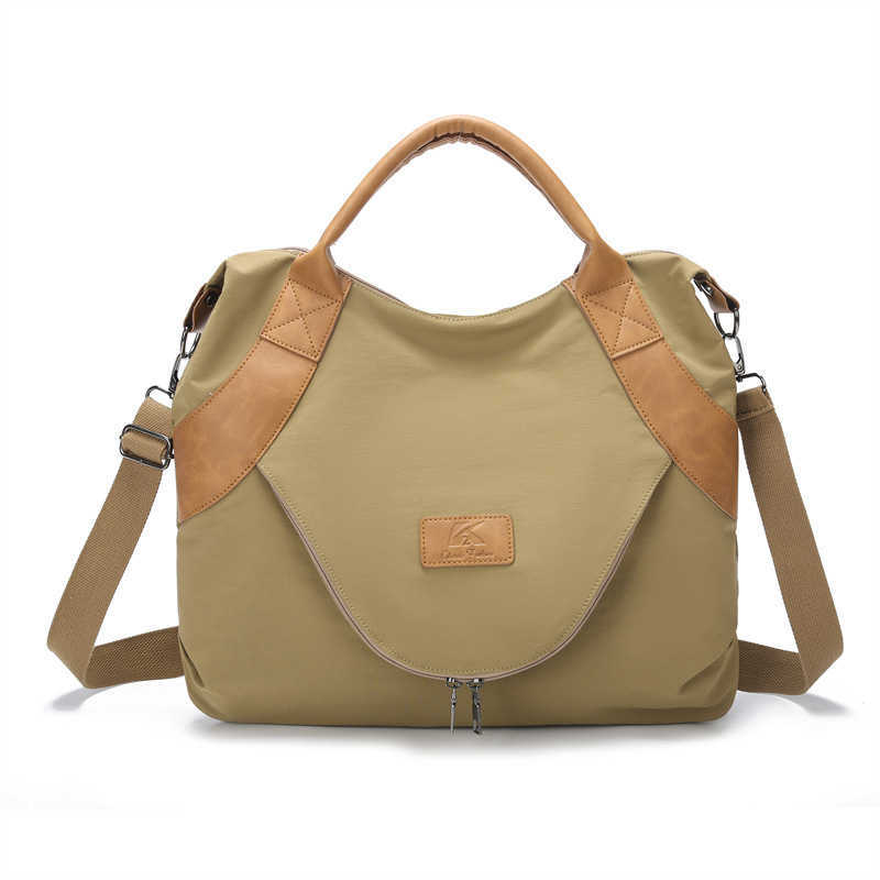 Large Capacity Shoulder Diagonal Cross Women's Bag Nylon Bag Women's Wind Postman Tote Women's Bag 241215