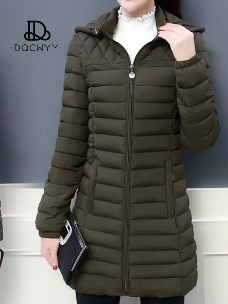 Womens Jacket Fashion Loose Down Cotton Women Coats Parkas Casual Warm Outerwear Hooded Winter Oversize 6XL Overcoat 241209