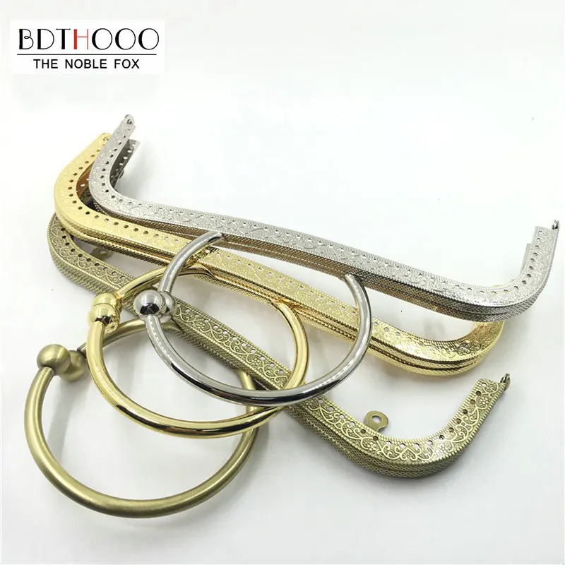 10pcs 22cm metal wallet frame buckle used for making DIY clutch bag accessories square lock hardware 241205