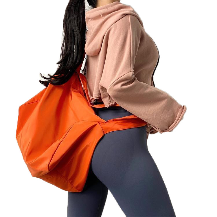2025 new Peach Girl Yoga Solid Color Can Add Fiess Travel Dance One Shoulder Crossbody Bag Mitaogirl zhanyishengli