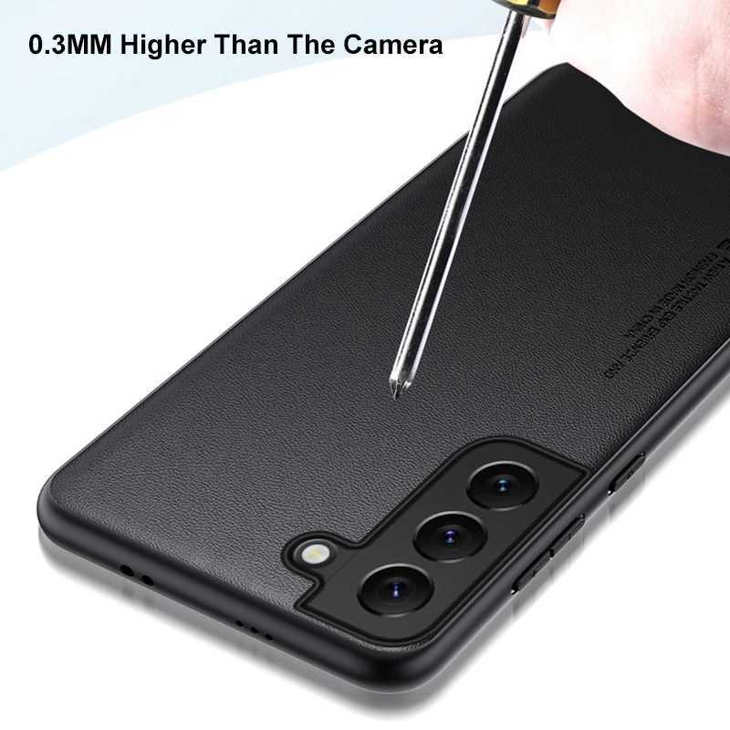High Quality Designer Phone Case For S21 S22 Super Coque Luxury Leather Cover for Silicone Protective Phone Cases of Galaxy S21 FE S22 S23 Plus O24120