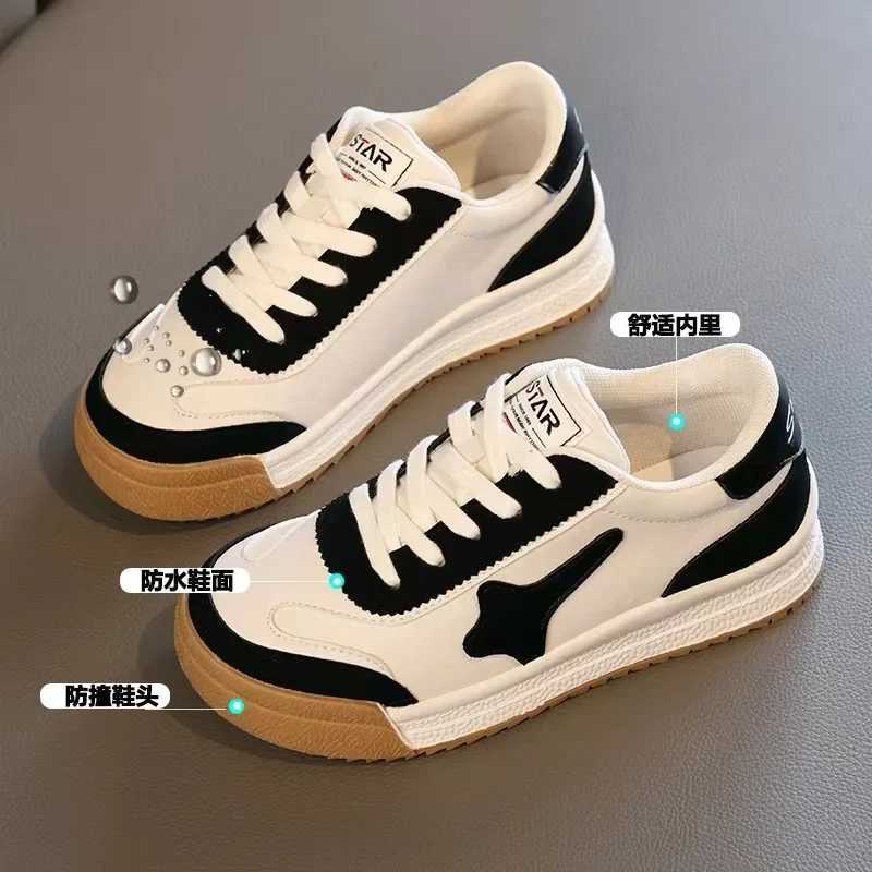 Zapatillas Kid Board Shoes Kids Spring Autumn New Girls Soft Soled Sports Shoes Boys Anti-skid White Sneakers XJ241209